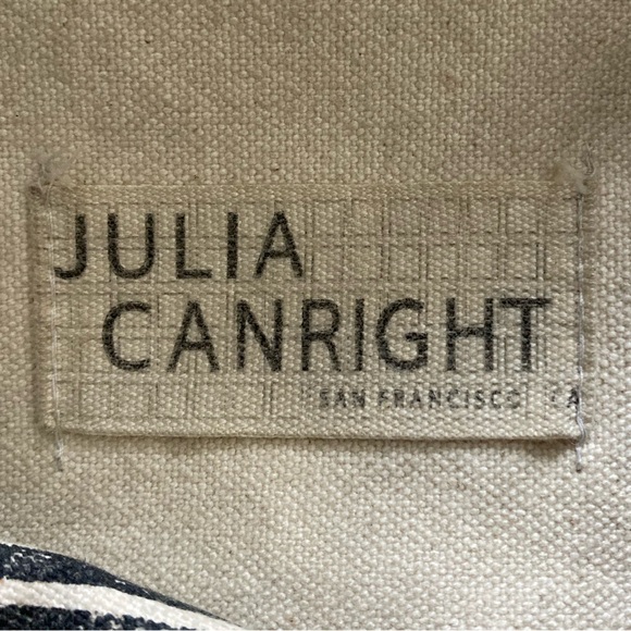 Julia Canright Backpack‎ Flame Block Print Made in San Francisco Neutral Canvas main image 5
